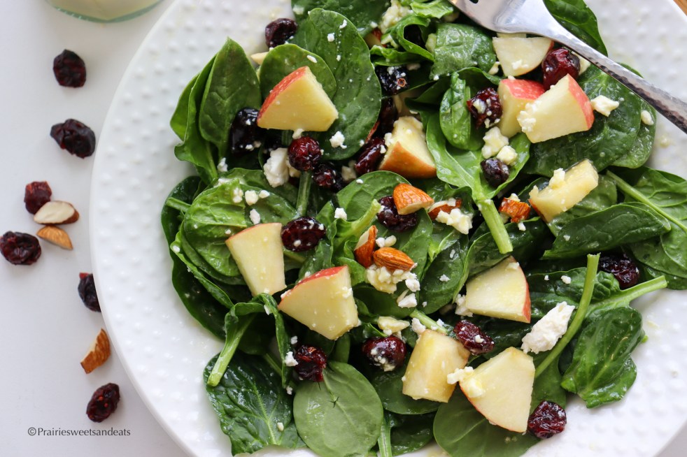 Apple Feta Spinach&nbsp;Salad